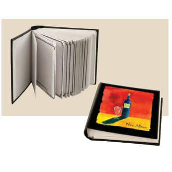 Deluxe Wine Album with 30 Label Removers