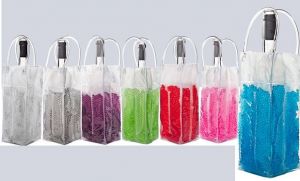 Gel Bead Collapsible Bottle Cooler Bag for Wine  bottles