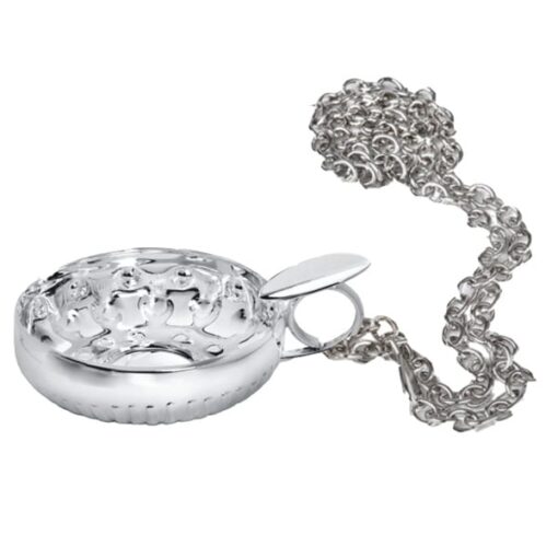 Classic Tastevin, Silver Plated with Chain Engrave