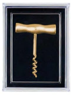“T” Handle Corkscrew Pin, Gold or Silver