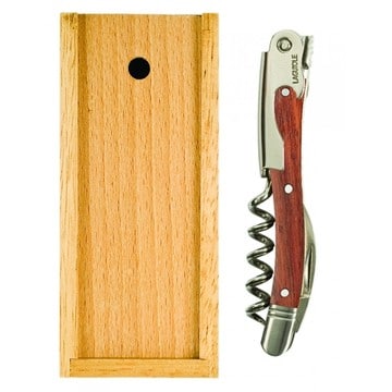 Laguiole™ Corkscrew, Rosewood and Beechwood Handle