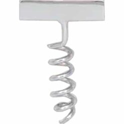 Corkscrew Lapel Pin, Gold Plated and Silver Plated