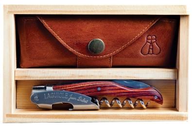 Laguiole Millesime Waiter’s Corkscrew Set – Violet Kingwood handle
