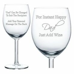 Wine Glasses Engrave and Imprint