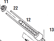 Replacement Parts for Dion Corkscrew: Inner Core Assembly